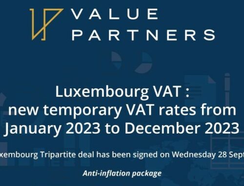 New temporary VAT rates