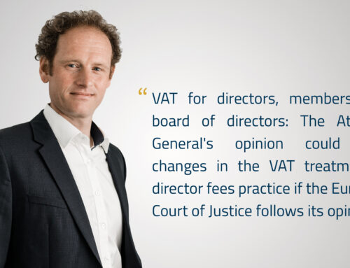 EJC C-288/22 – VAT status for members of a Board of Directors – AG Opinion released